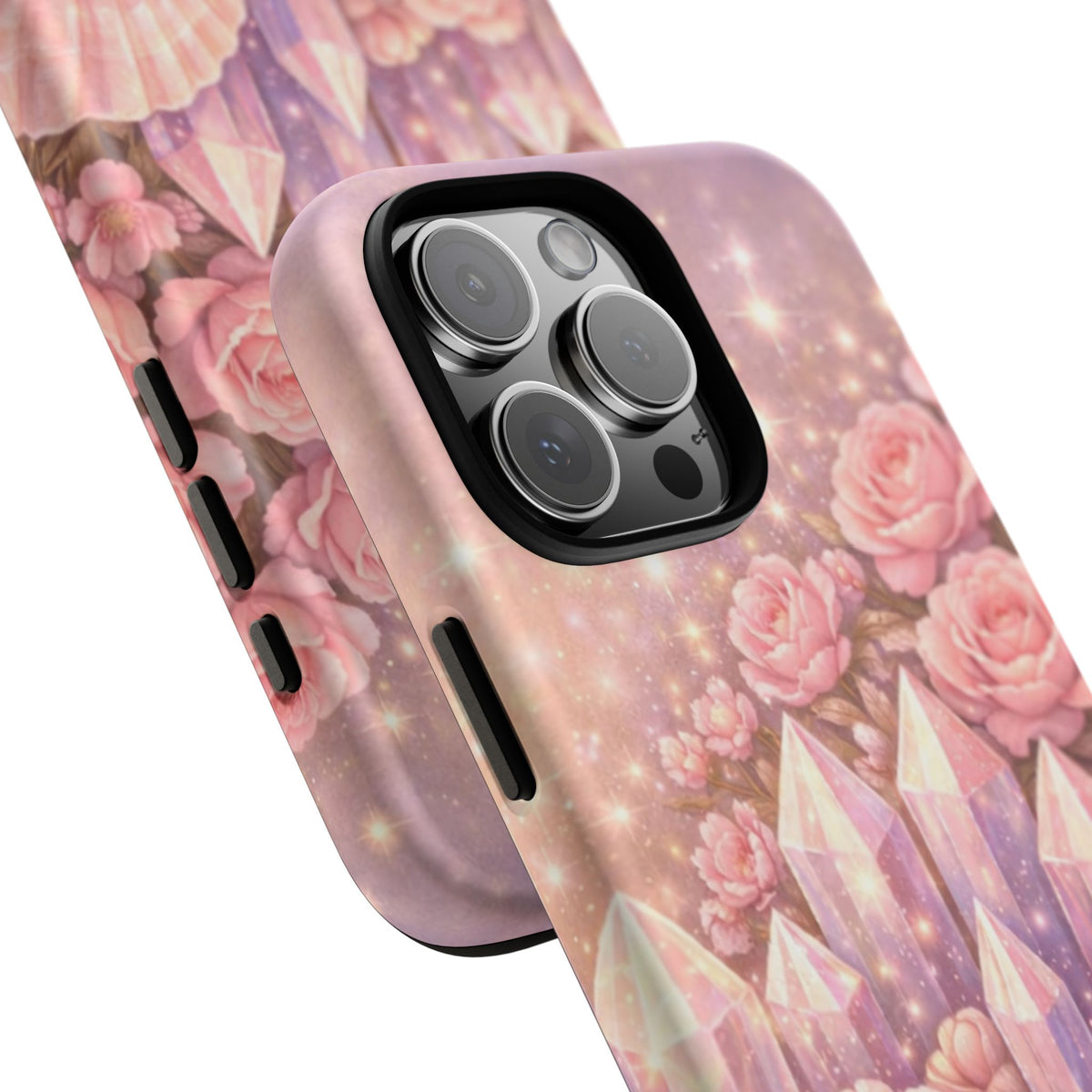 iPhone Case - Lemurian Rose Crystal Garden iPhoneTough Case