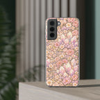 Samsung Galaxy Phone Case — Angelic Crystal Garden Clear Flexi Case