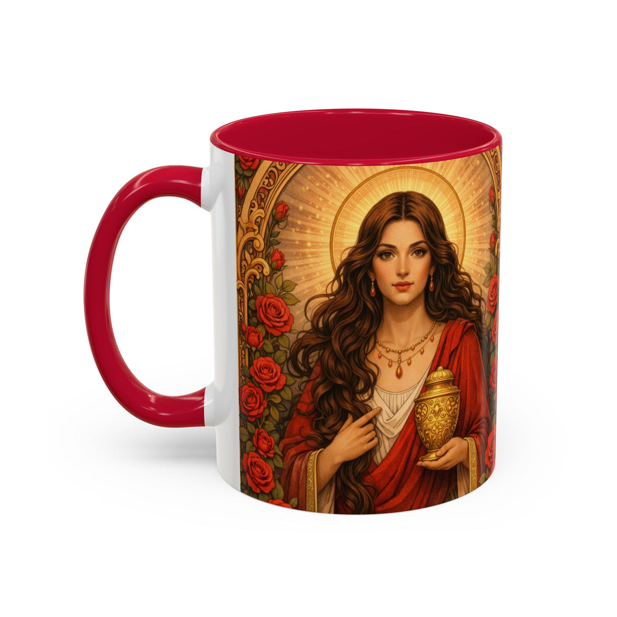 Mary Magdalene Ceramic Mug (11oz/15oz) — Sisterhood of the Rose Coffee Cup