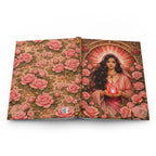 Master Nada Sacred Rose Hardcover Journal (Lined Pages) — Floral Spiritual Notebook