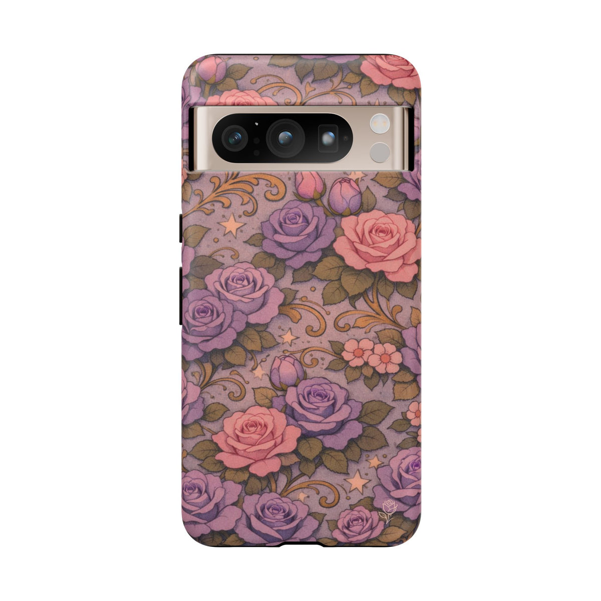Google Pixel Tough Phone Case — The Sisterhood of the Rose — Master Portia's Rose Garden Vintage Drop-Proof Phone Cover