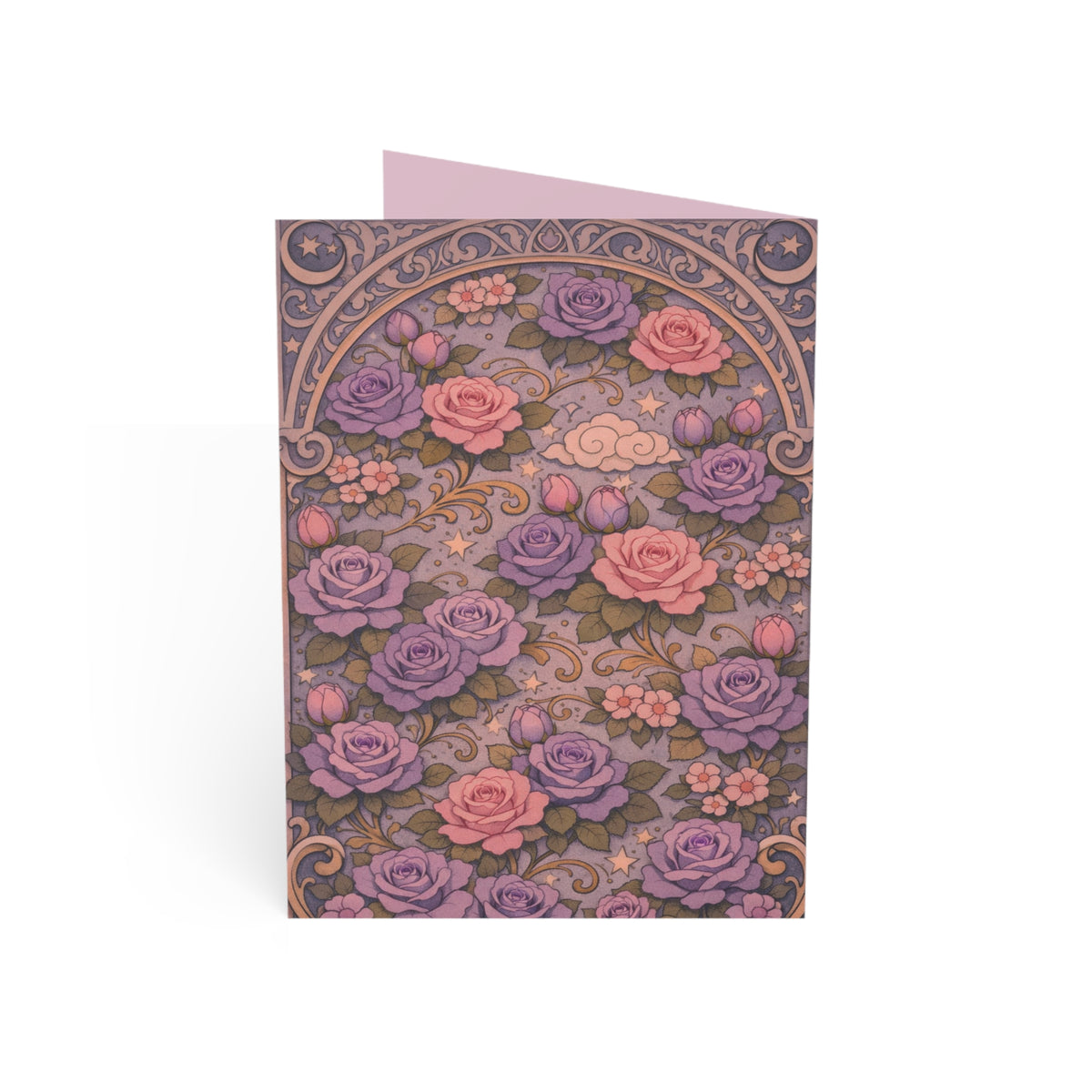 Master Portia Greeting Card — Violet Flame Greeting Card (Blank Inside)