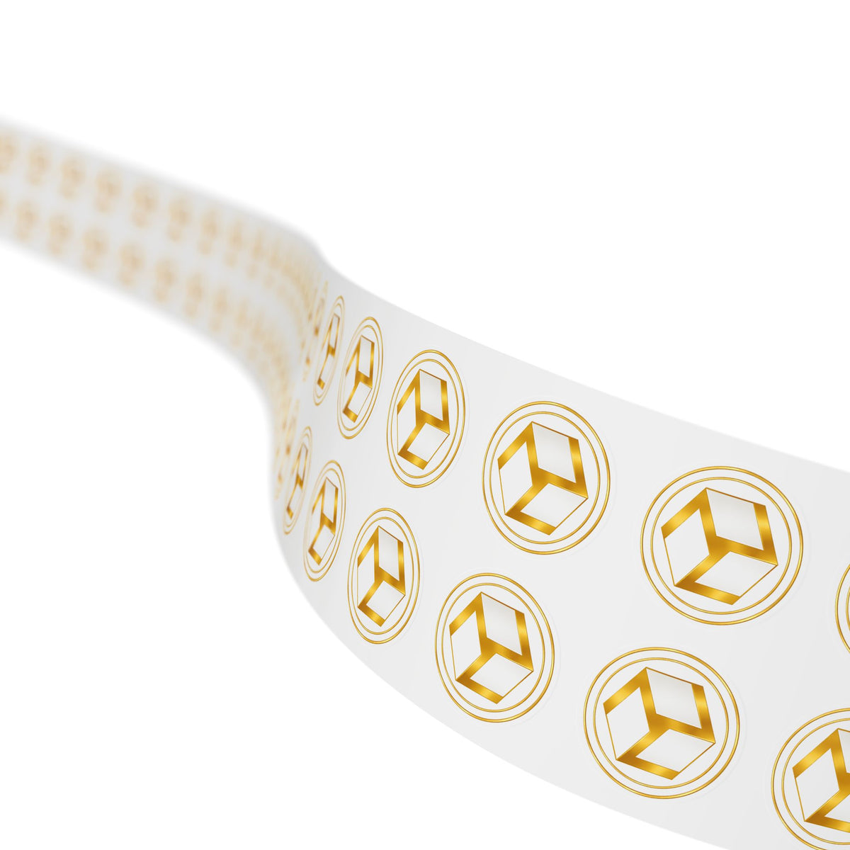 Gold Antahkarana - Round Logo Sticker Roll