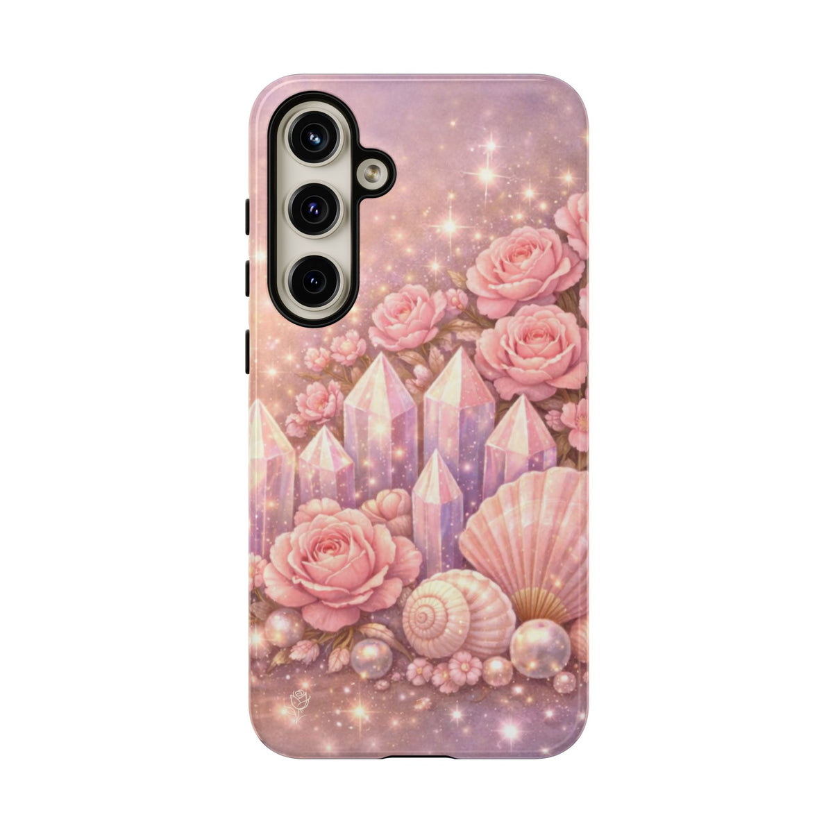 Samsung Galaxy Phone Case — Lemurian Rose Crystal Garden Tough Case