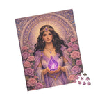 Master Portia Mystic Rose Violet Flame Puzzle — 110–520 Piece Spiritual Jigsaw