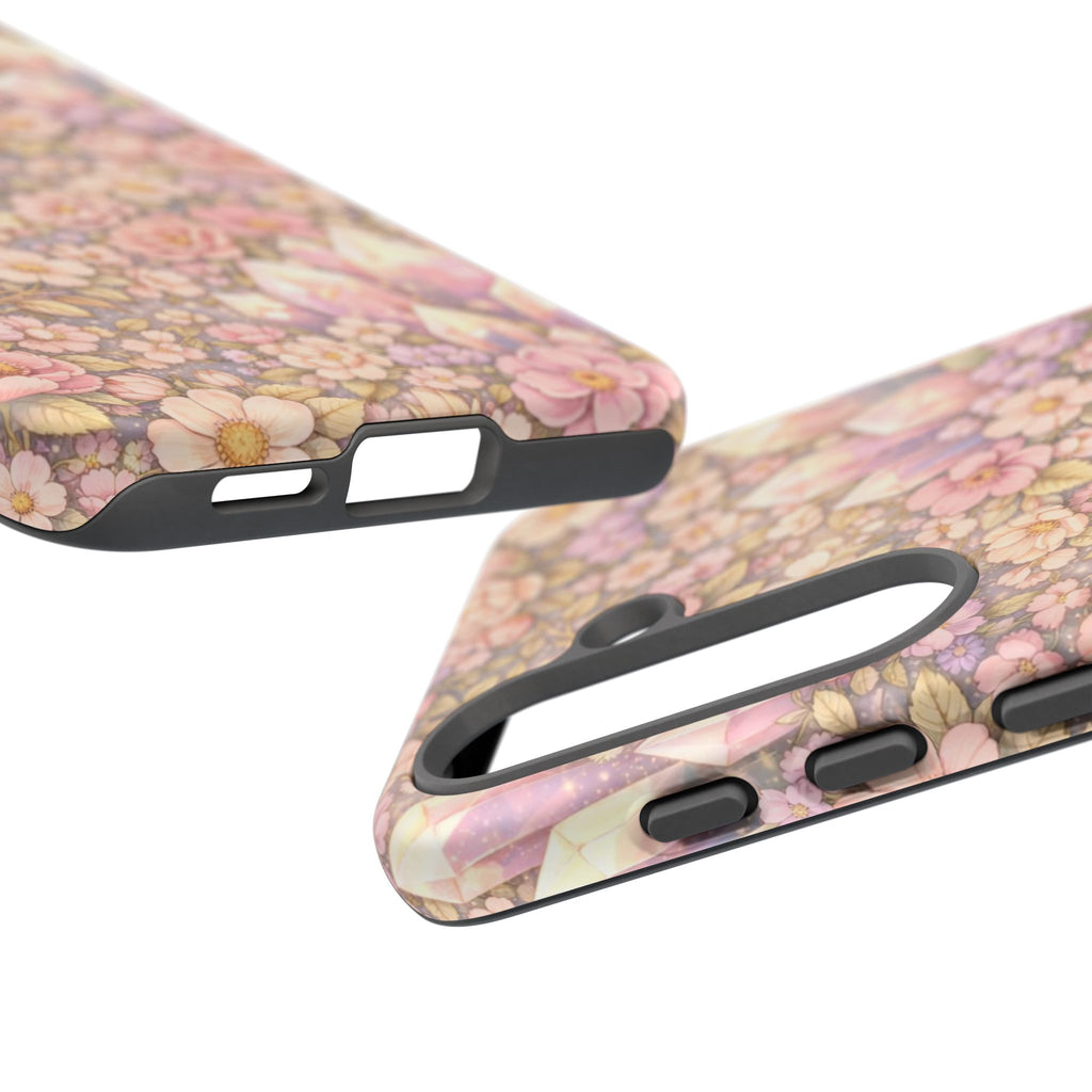 Samsung Galaxy Phone Case - Angelic Crystal Garden Tough Phone Case