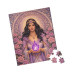 Master Portia Mystic Rose Violet Flame Puzzle — 110–520 Piece Spiritual Jigsaw