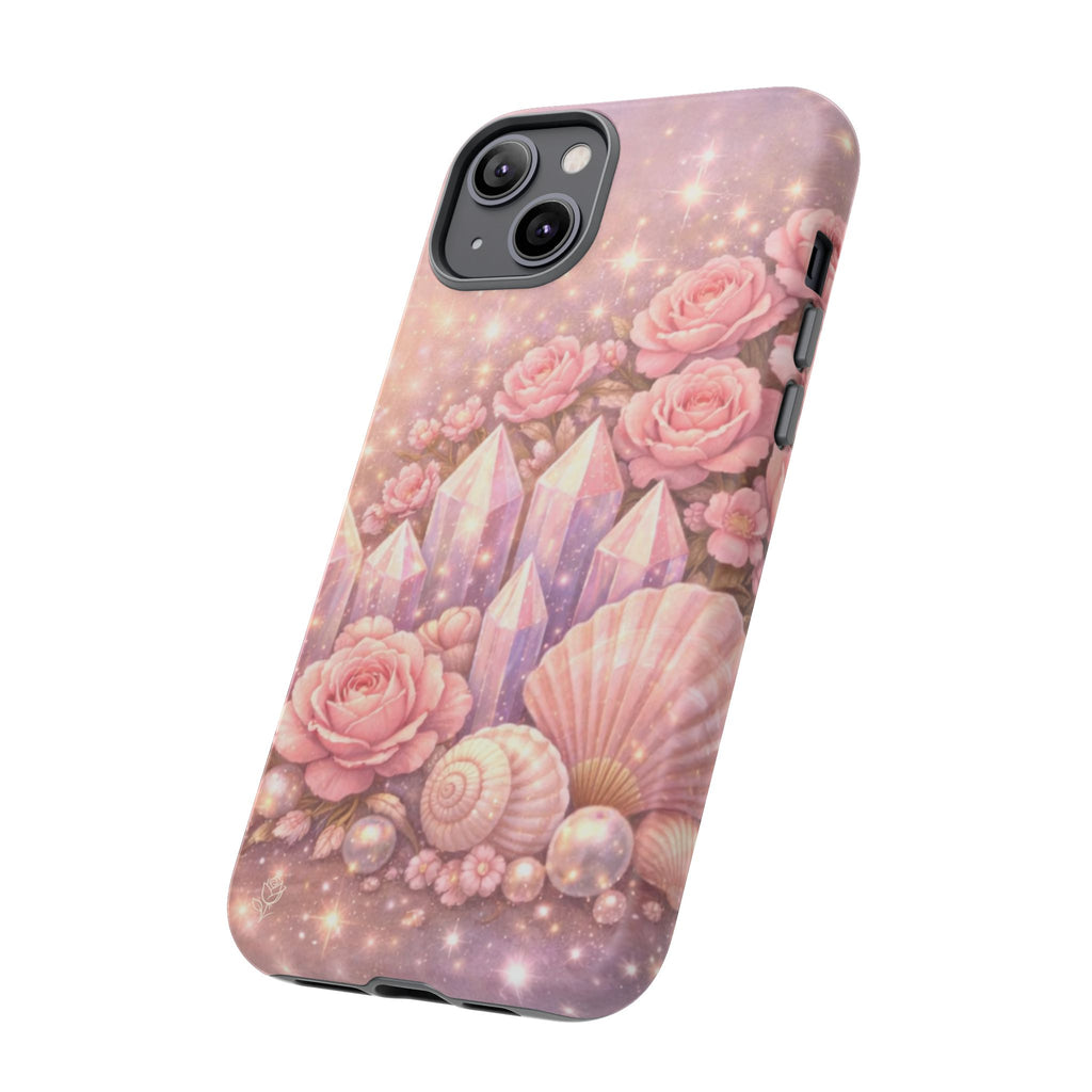 iPhone Case - Lemurian Rose Crystal Garden iPhoneTough Case