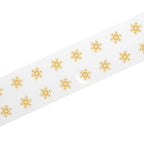 Gold Metatron's Cube Round Sticker Rolls — Sacred Geometry Labels (Pack)