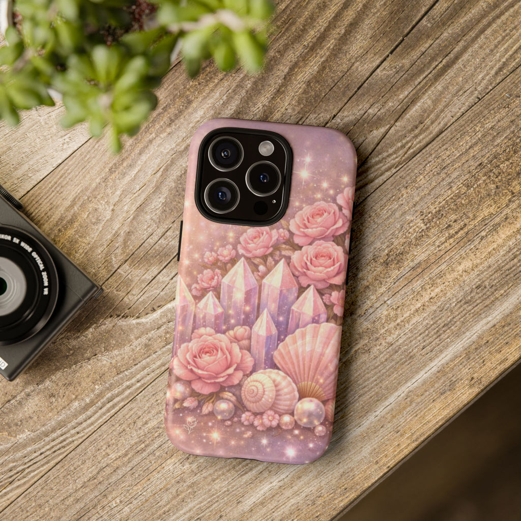 iPhone Case - Lemurian Rose Crystal Garden iPhoneTough Case