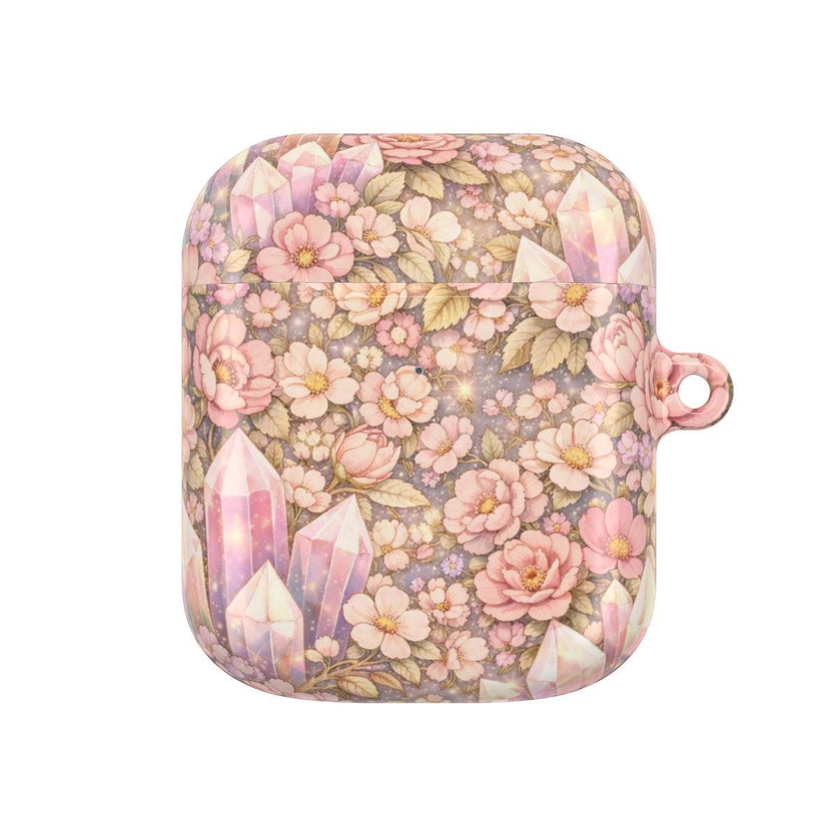 Floral Crystal AirPod Case — Angelic Crystal Garden AirPod Protector