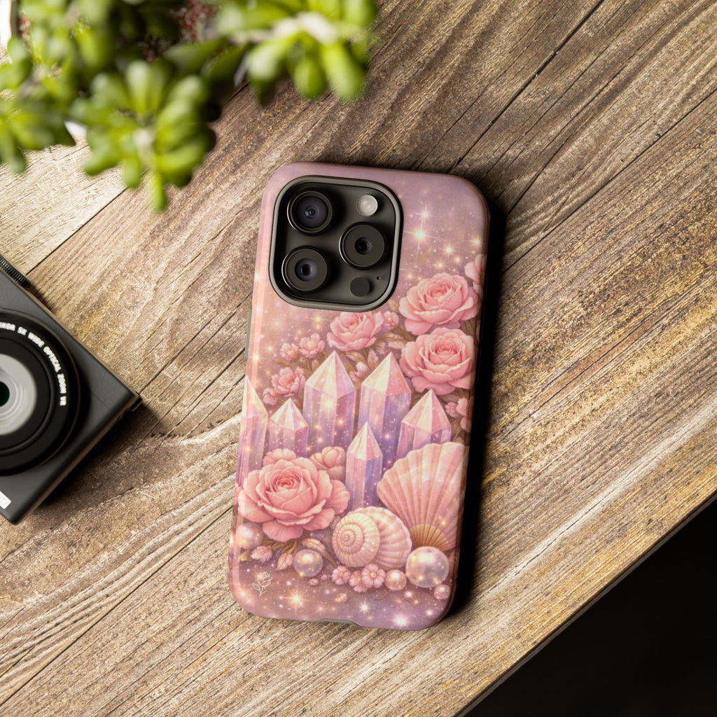 iPhone Case - Lemurian Rose Crystal Garden iPhoneTough Case