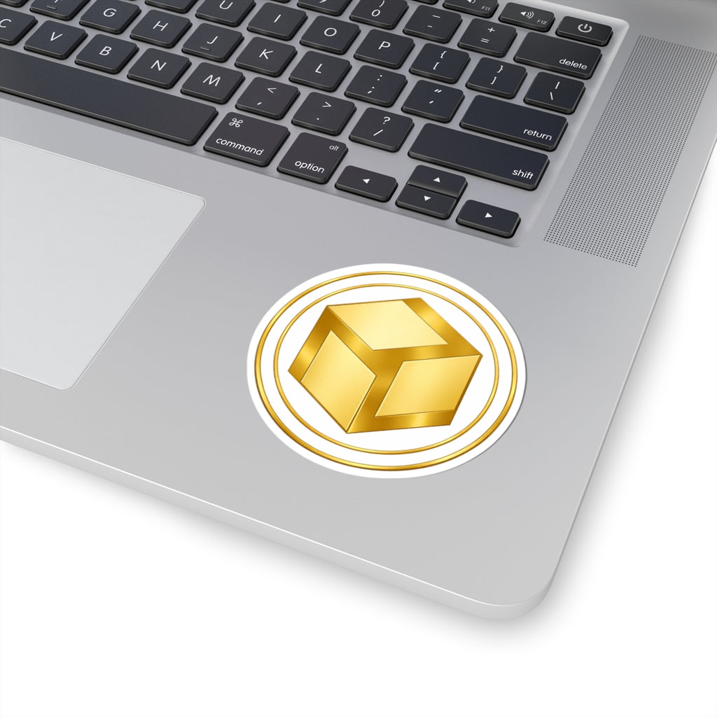 Gold 2 Antahkarana Kiss-Cut Sticker — Reiki Symbol
