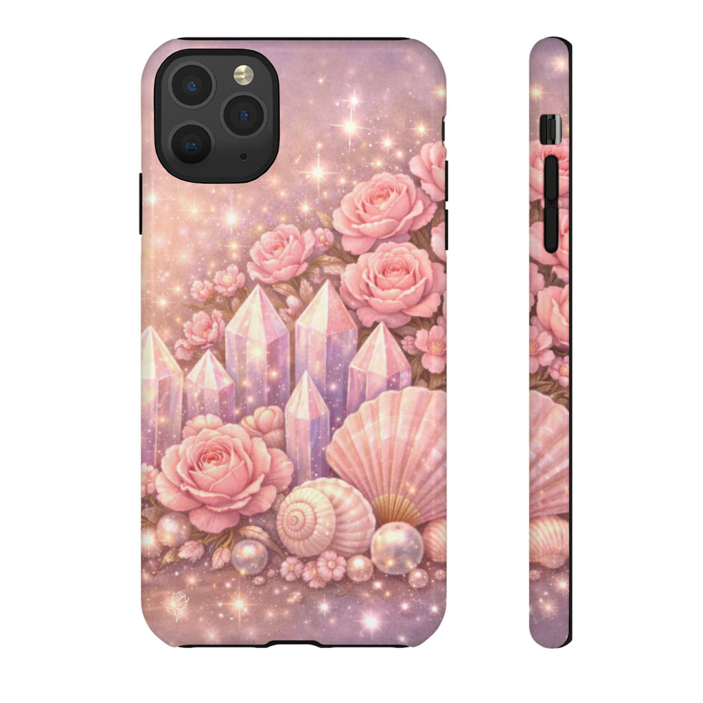 iPhone Case - Lemurian Rose Crystal Garden iPhoneTough Case