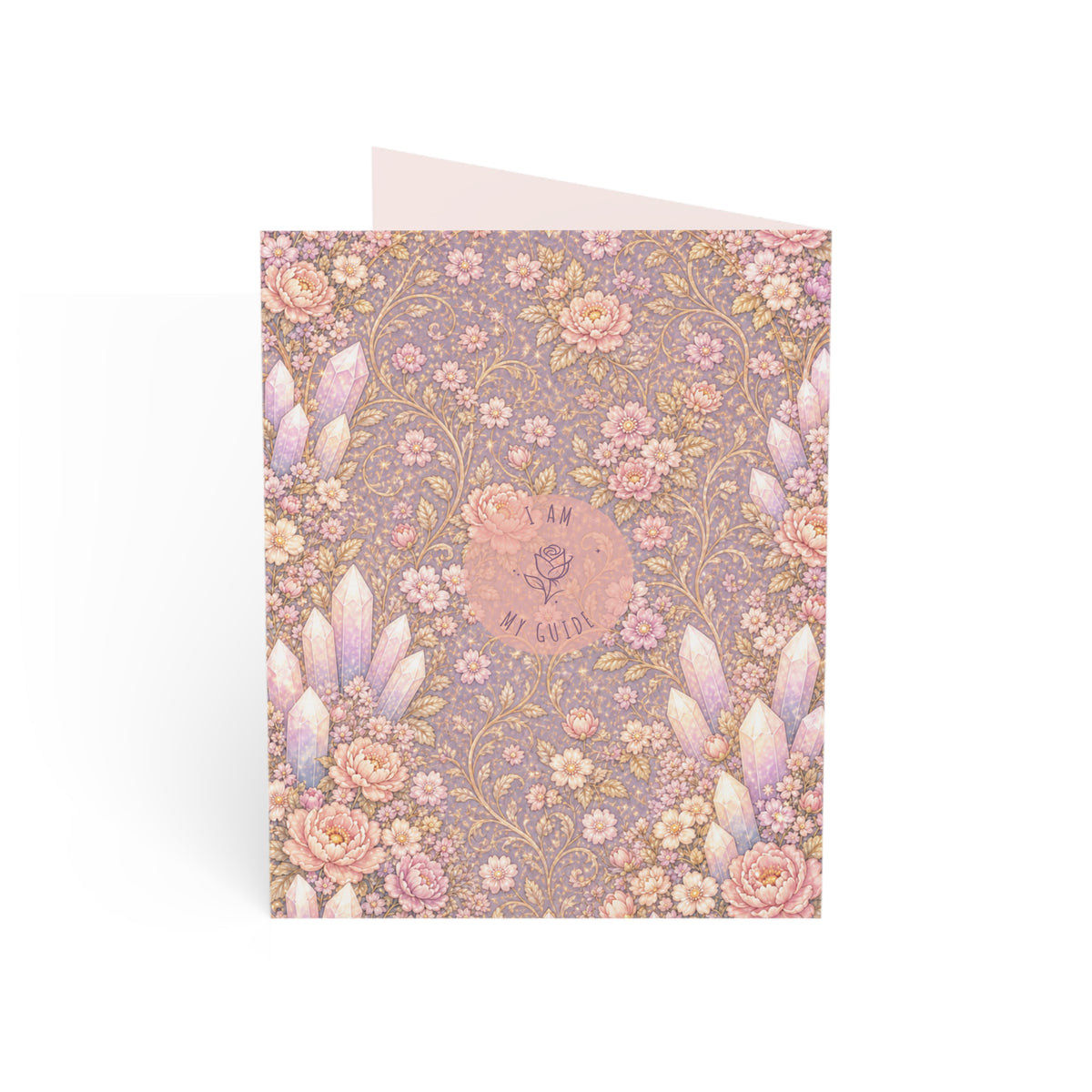 Archangel Glory (Archeia Shekinah) Greeting Card — Feminine Presence of Metatron Sympathy & Encouragement Note (1/10/30/50 pcs)