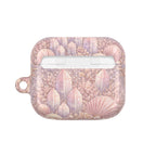Lemurian Mermaid Crystal Garden AirPod Case — Pastel Seashell Protective Cover for AirPod