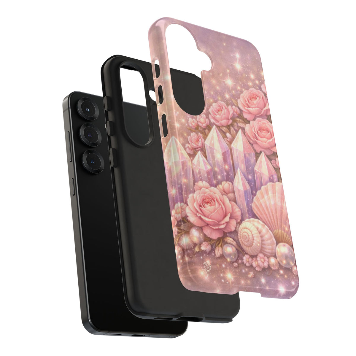 Samsung Galaxy Phone Case — Lemurian Rose Crystal Garden Tough Case