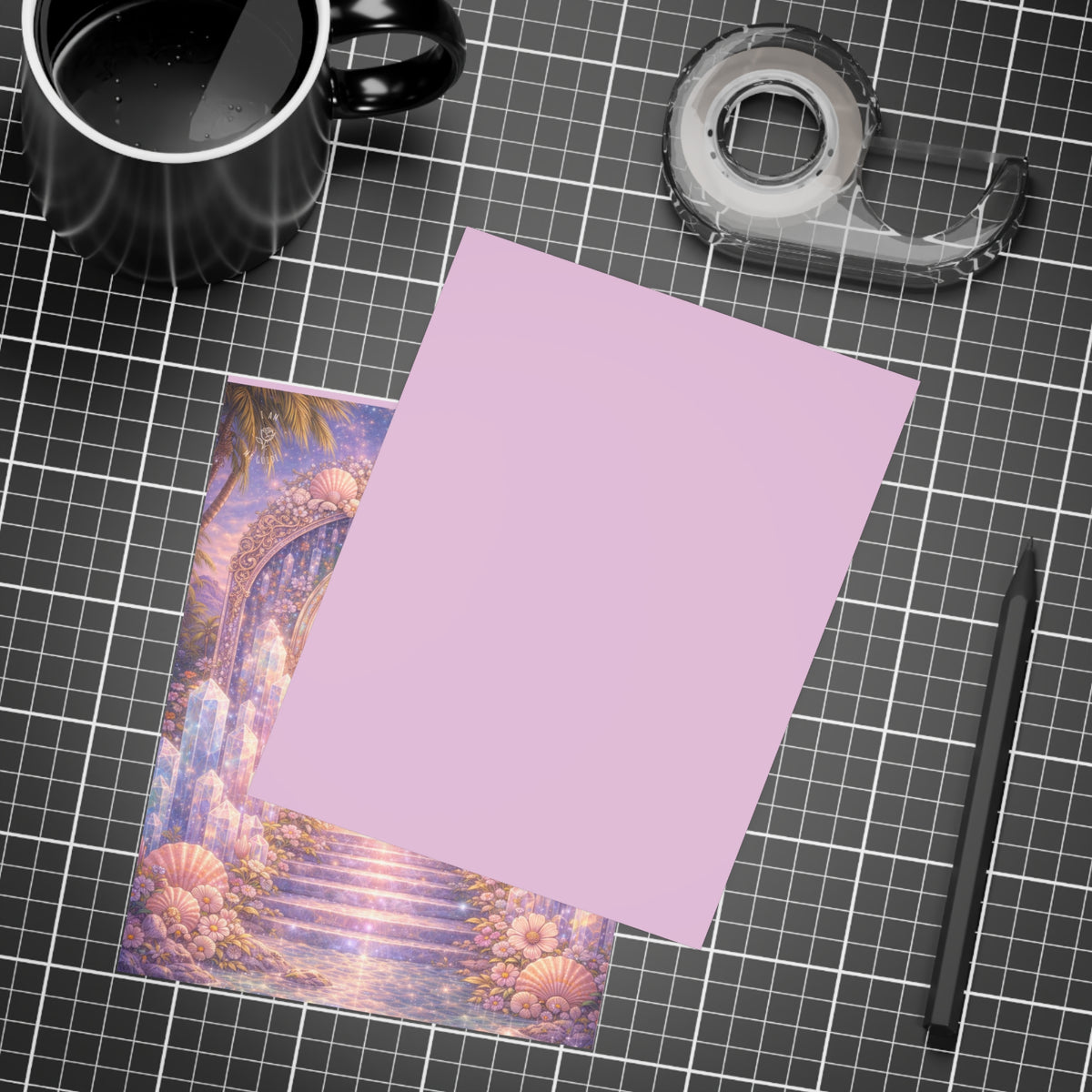 Lemurian Crystal Portal Postcard Bundles (envelopes included)