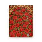 Mary Magdalene Rose Portrait Hardcover Journal (Lined Pages) — Floral Devotional Notebook