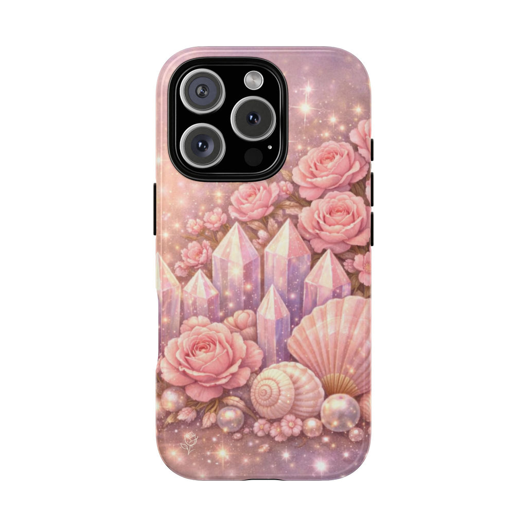 iPhone Case - Lemurian Rose Crystal Garden iPhoneTough Case