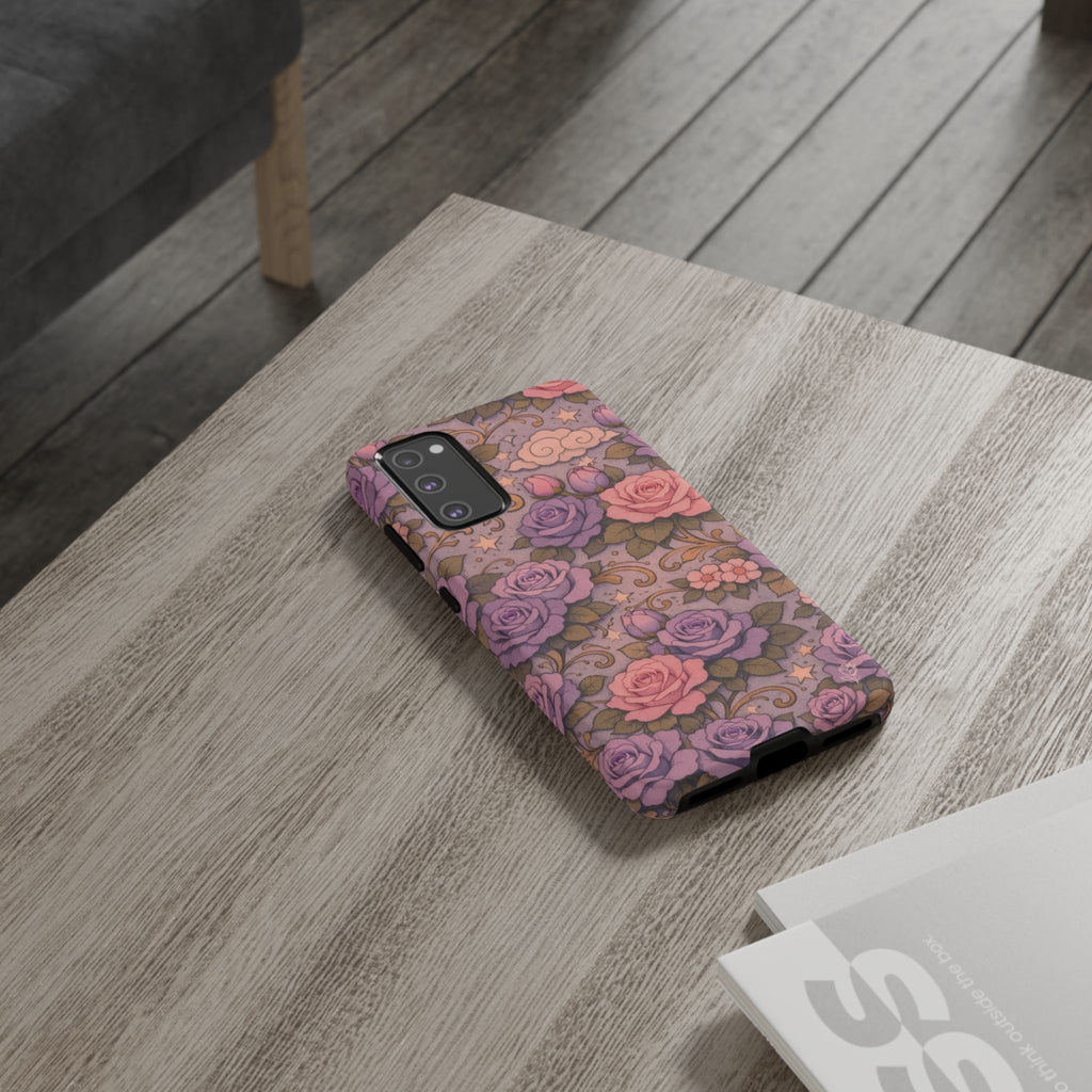 Samsung Galaxy Tough Phone Case — Master Portia's Rose Garden — The Sisterhood of the Rose Protective Samsung Cover