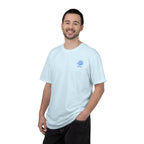 Celestite Rose Crystal Graphic T-Shirt — Chest & Back Floral Print