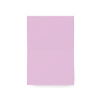 Lilac Fire Dragon Greeting Card — Pastel Floral Dragon Art Folded Note Cards (1/10/30/50-pack)