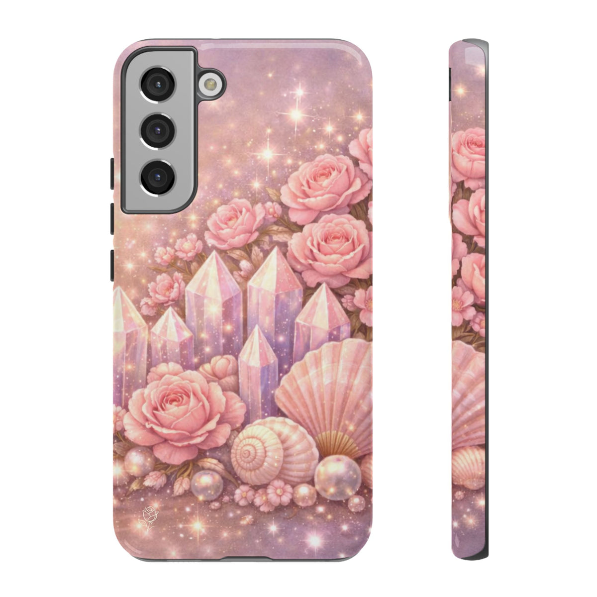 Samsung Galaxy Phone Case — Lemurian Rose Crystal Garden Tough Case