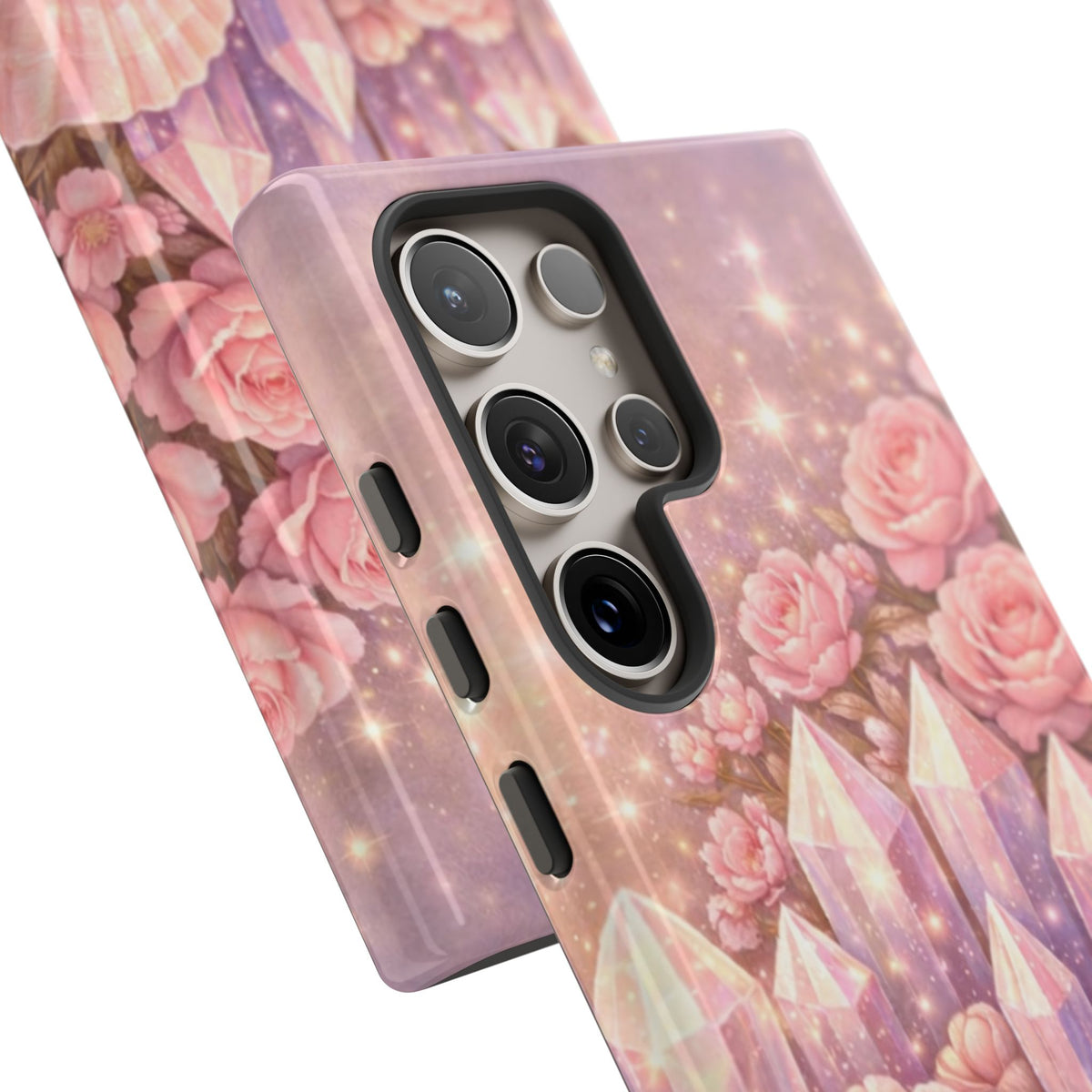 Samsung Galaxy Phone Case — Lemurian Rose Crystal Garden Tough Case