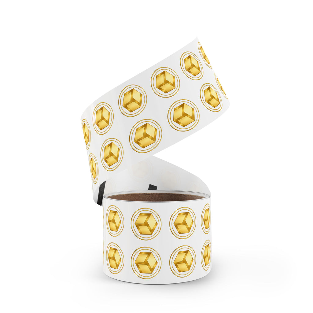 Gold 2 Antahkarana - Round Logo Sticker Roll