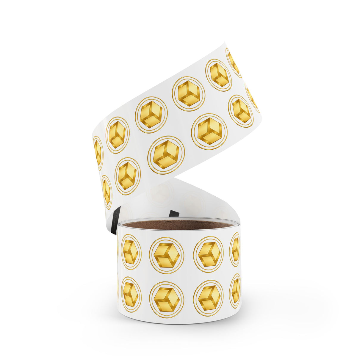 Gold 2 Antahkarana - Round Logo Sticker Roll
