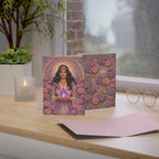 Master Portia Greeting Card — Violet Flame Greeting Card (Blank Inside)