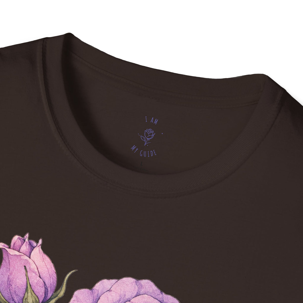 Vintage Purple Rose Floral T-Shirt — Master Portia's Rose Tee — The Sisterhood of The Rose