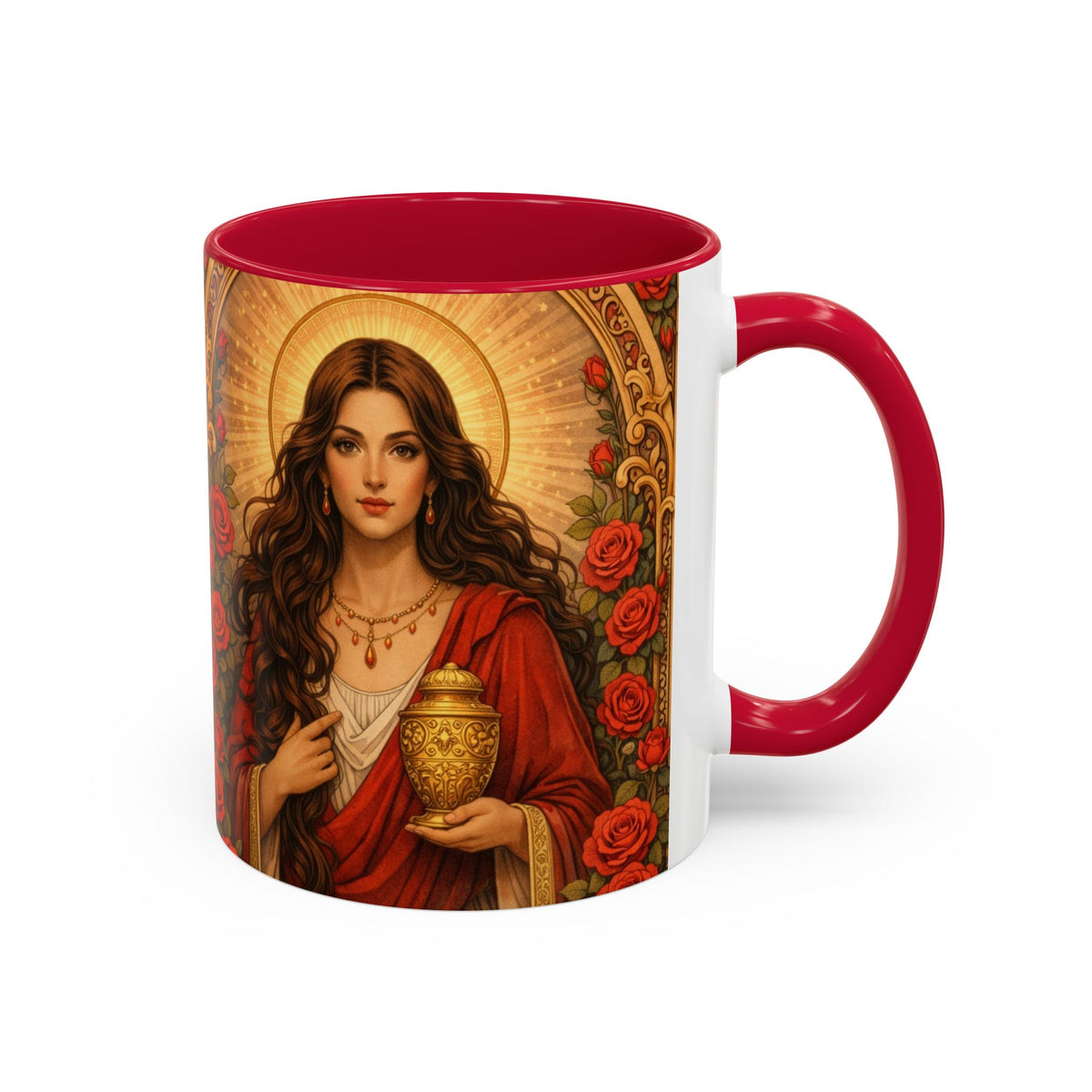Mary Magdalene Ceramic Mug (11oz/15oz) — Sisterhood of the Rose Coffee Cup