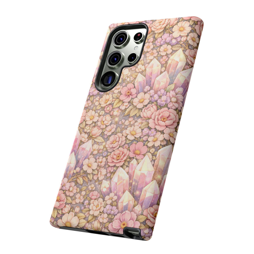 Samsung Galaxy Phone Case - Angelic Crystal Garden Tough Phone Case