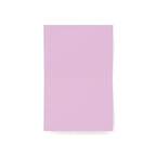 Lilac Fire Dragon Greeting Card — Pastel Floral Dragon Art Folded Note Cards (1/10/30/50-pack)