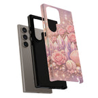 Samsung Galaxy Phone Case — Lemurian Rose Crystal Garden Tough Case