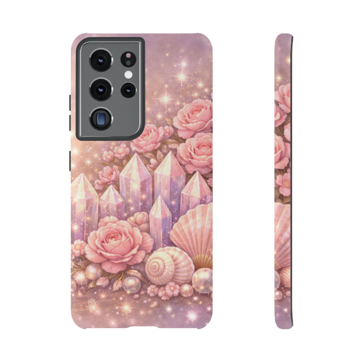 Samsung Galaxy Phone Case — Lemurian Rose Crystal Garden Tough Case