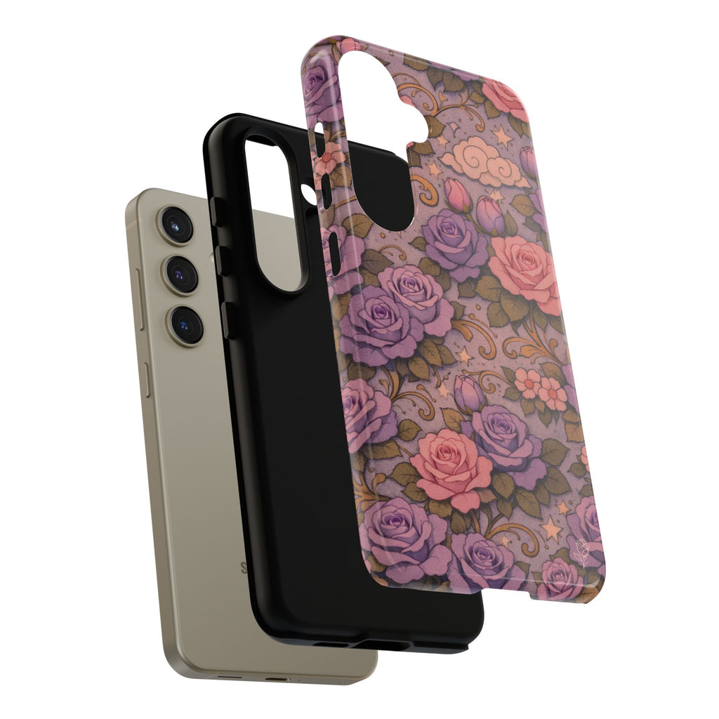 Samsung Galaxy Tough Phone Case — Master Portia's Rose Garden — The Sisterhood of the Rose Protective Samsung Cover