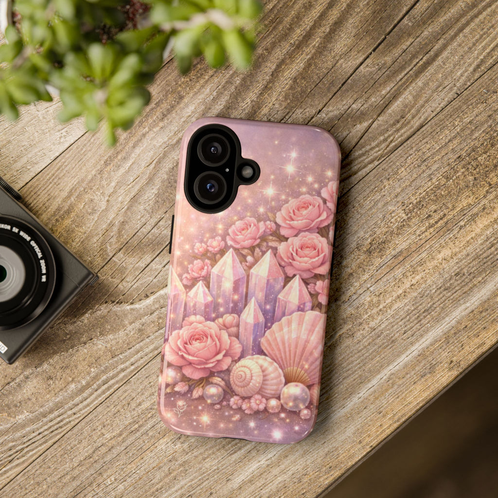 iPhone Case - Lemurian Rose Crystal Garden iPhoneTough Case