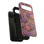 Google Pixel Tough Phone Case — The Sisterhood of the Rose — Master Portia's Rose Garden Vintage Drop-Proof Phone Cover