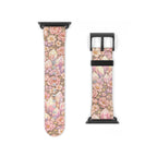 Floral Crystal Garden Watch Band — Pastel Angelical Pattern Apple Watch Strap