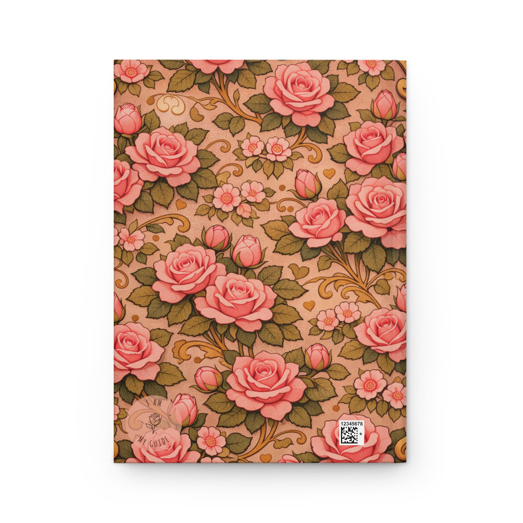 Master Nada Sacred Rose Hardcover Journal (Lined Pages) — Floral Spiritual Notebook