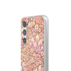 Samsung Galaxy Phone Case — Angelic Crystal Garden Clear Flexi Case