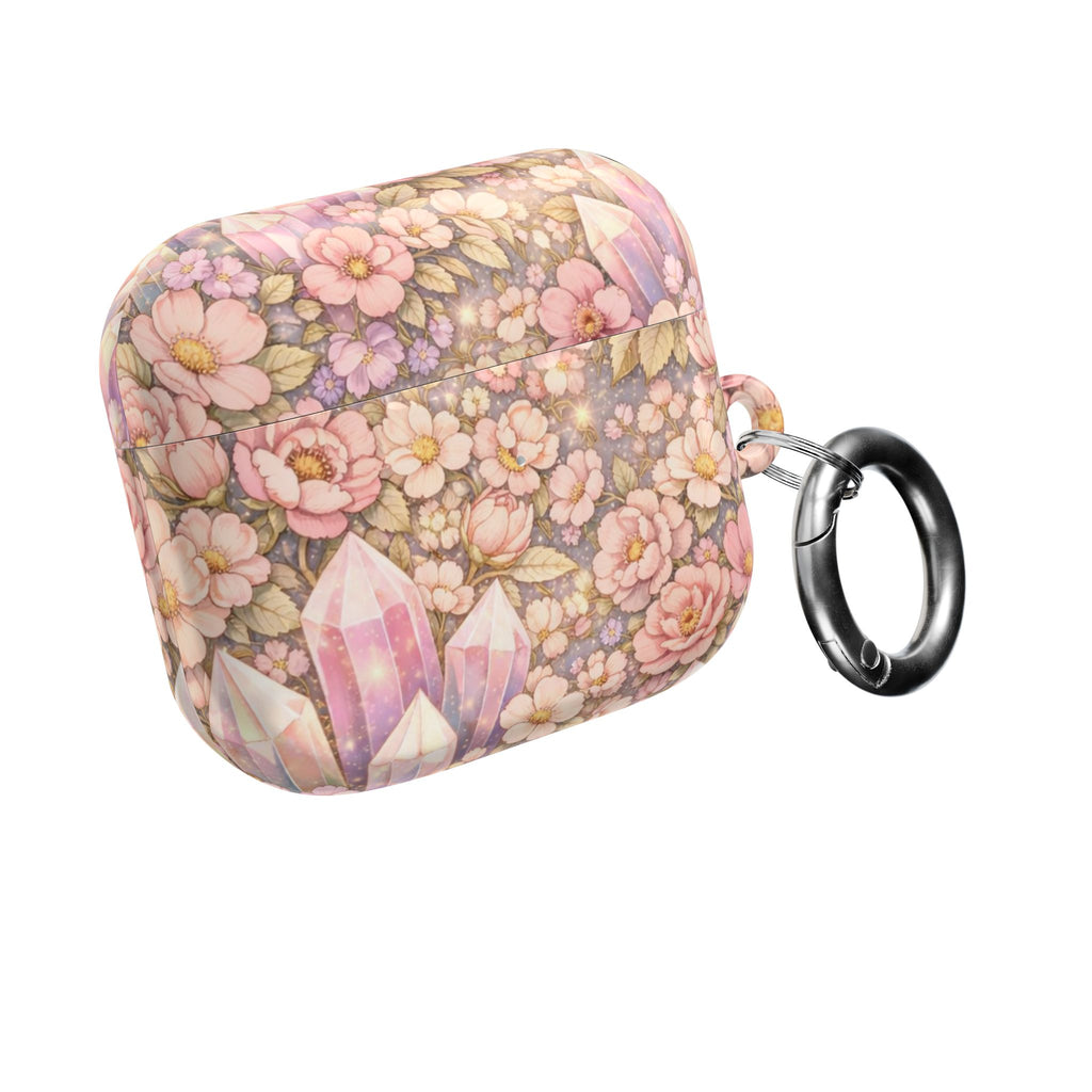 Floral Crystal AirPod Case — Angelic Crystal Garden AirPod Protector