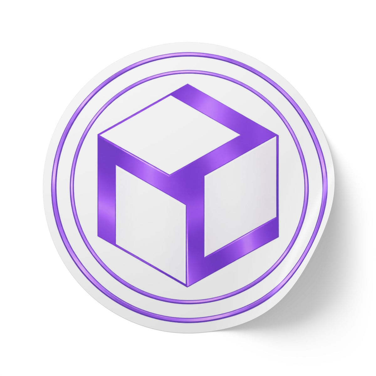 Lilac Antahkarana - Round Logo Sticker Roll