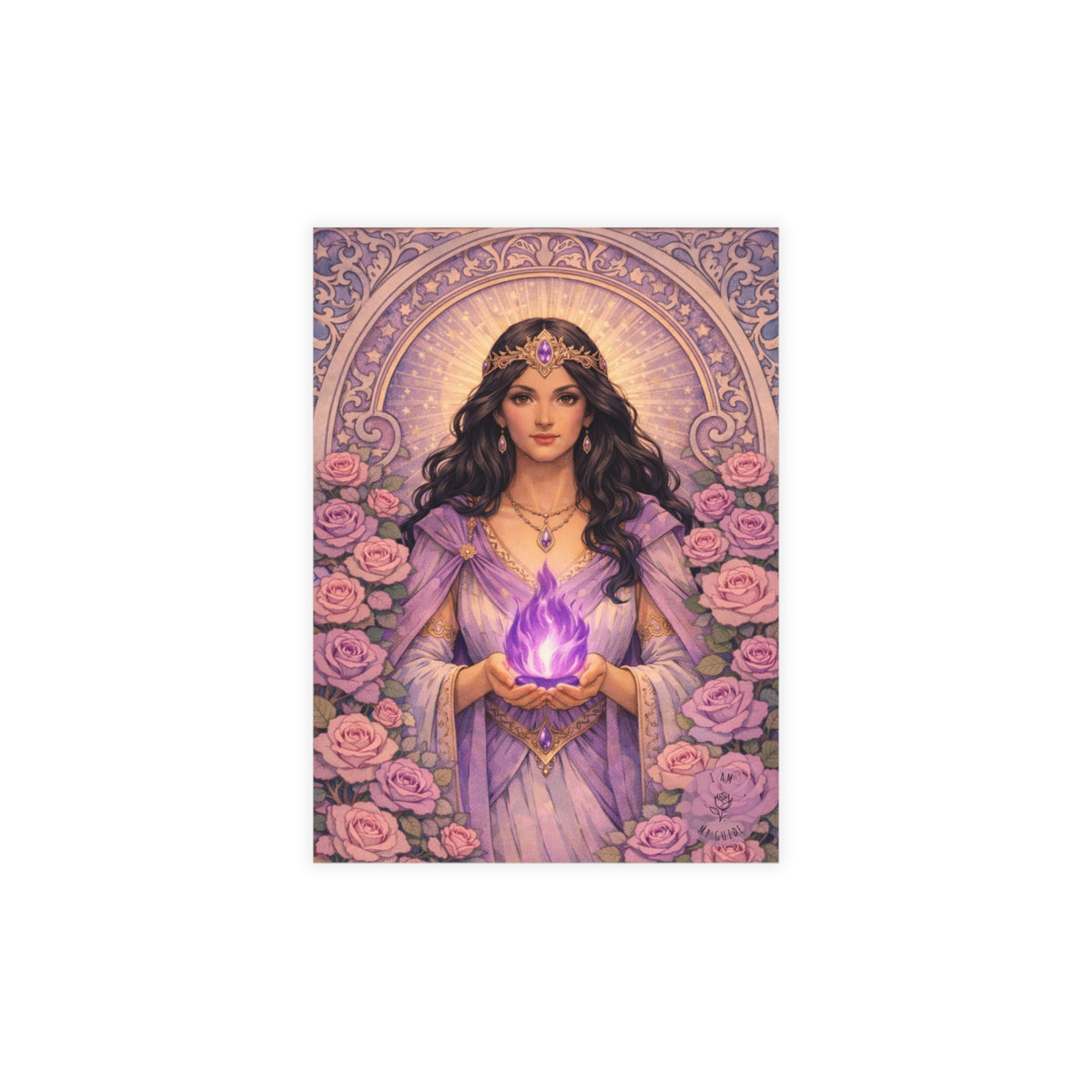 Master Portia Postcard Bundles (envelopes included) - Violet Flame Postcard