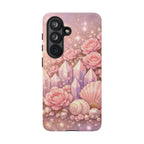 Samsung Galaxy Phone Case — Lemurian Rose Crystal Garden Tough Case