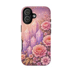 Lilac Quartz Garden Phone Case — Pink Floral Gemstone iPhone Cover