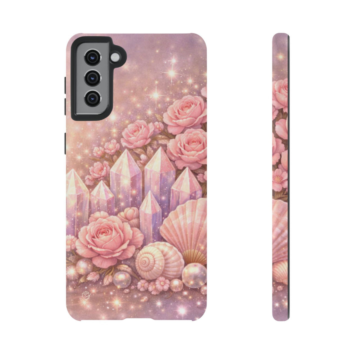 Samsung Galaxy Phone Case — Lemurian Rose Crystal Garden Tough Case